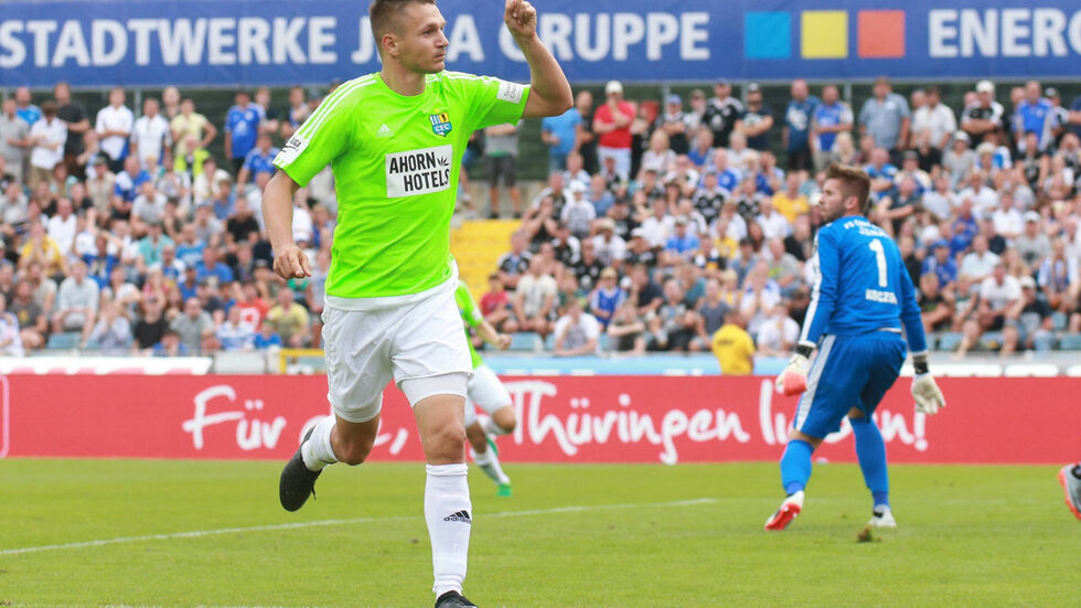 Daniel Frahn rettete dem CFC mit seinem Treffer das 1:1. (Foto: imago/Jan Huebner)