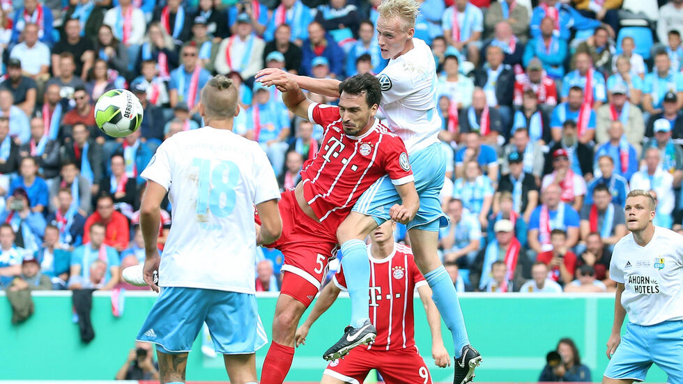 Der CFC hat sich wacker geschlagen, verliert am Ende aber mit 0:5 gegen Bayern München. (Foto: imago/Picture Point LE)