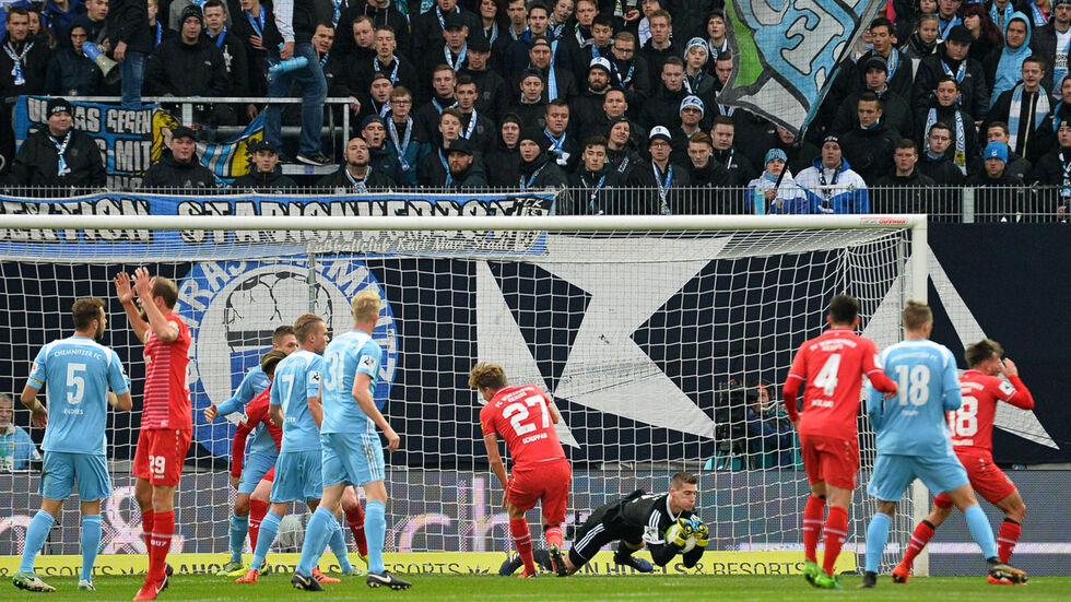 Der CFC verliert mit 0:3 gegen Würzburg. (Foto: imago/Eibner) Der CFC verliert mit 0:3 gegen Würzburg. (Foto: imago/Eibner)