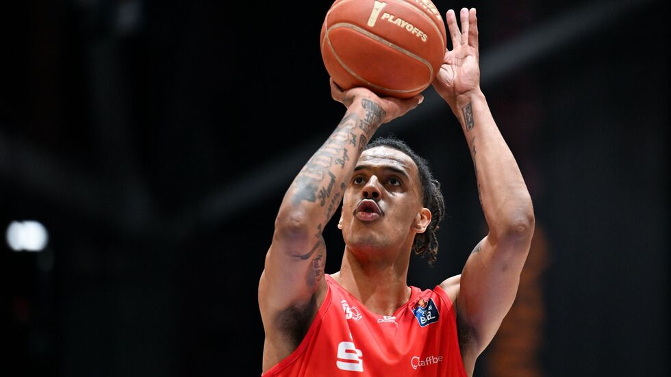 Auch Topscorer Kevin Yebo konnte die Niederlage  nicht abwenden.