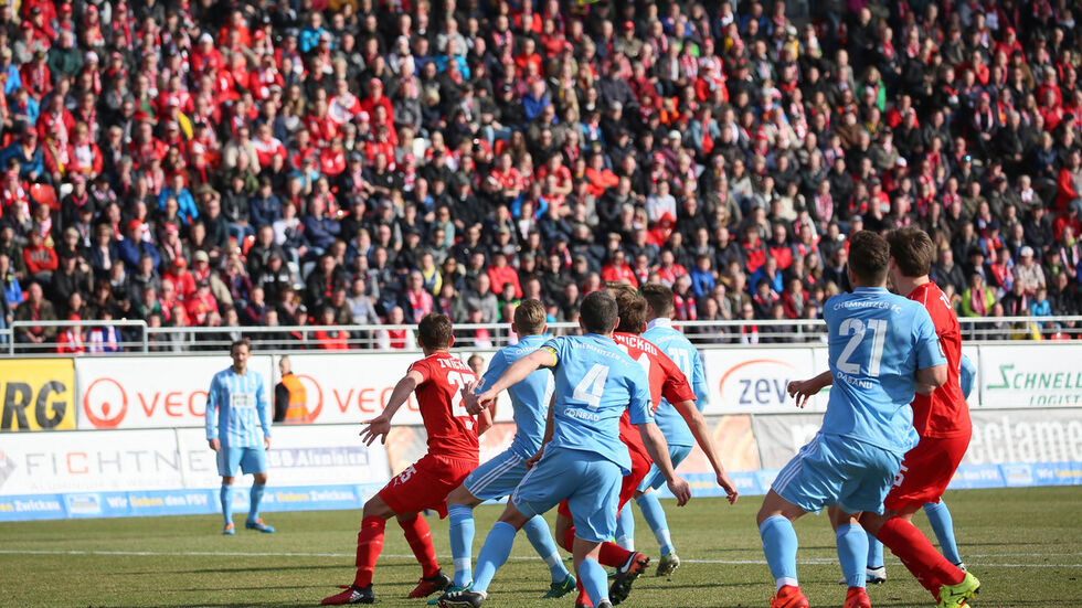 Der CFC verliert das Sachsen­derby in Zwickau mit 0:1. (Foto: propic­ture)