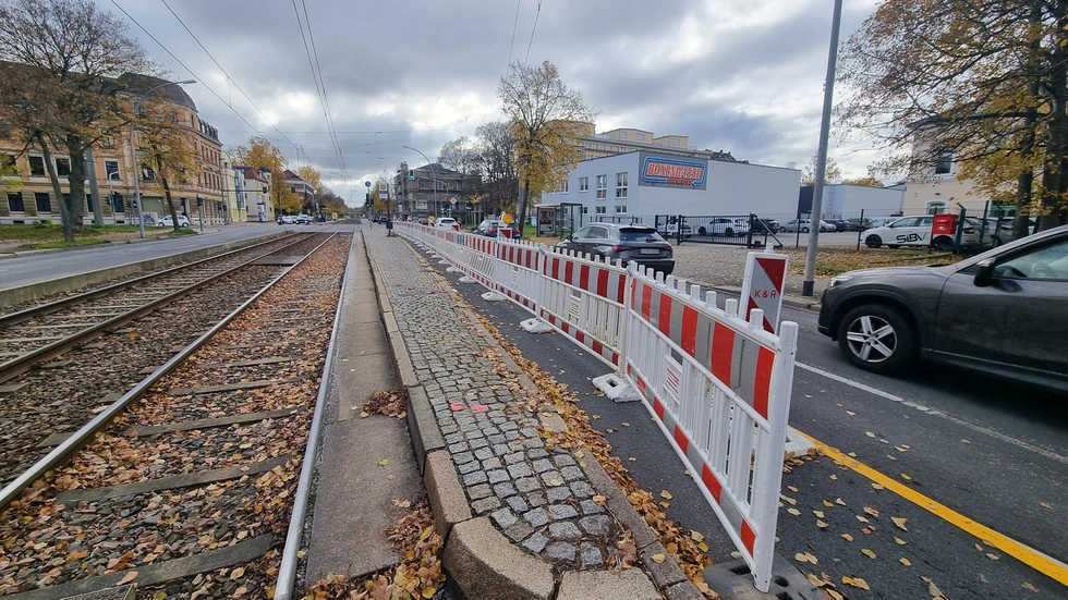 So sieht das Nadelöhr an der Annaberger Straße aus