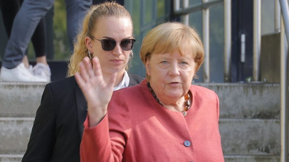 Angela Merkel nahm sich für die Chemnitzer 20 Minuten mehr Zeit als eingeplant.