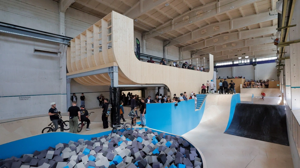 Die Skatehalle ist in ihrer Art einzigartig in Sachsen Die Skatehalle ist in ihrer Art einzigartig in Sachsen