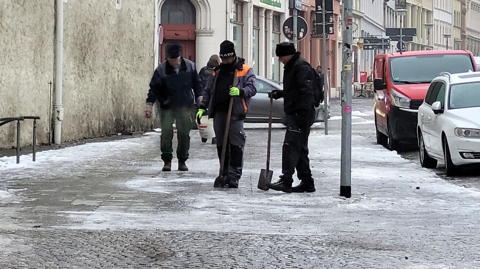 Tückische Eisglätte auch in Görlitz