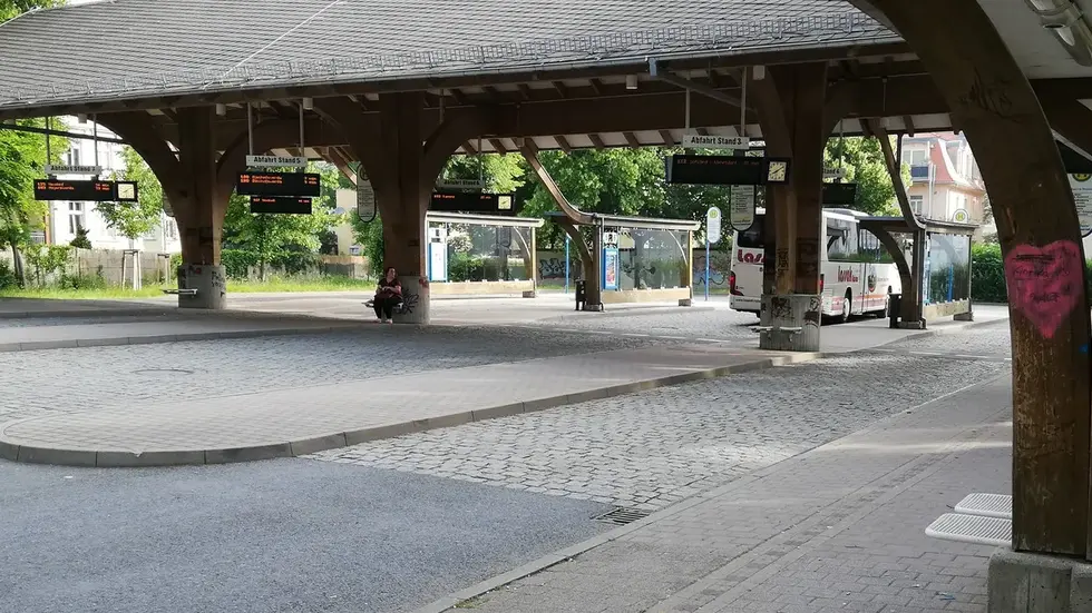 Busbahnhof in Bautzen. Symbolbild