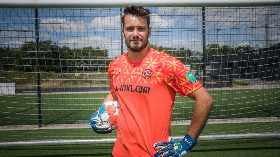 Torhüter Stefan Drljača wechselt zu Dynamo und wird mit Sven Müller um den Platz im Tor konkurrieren