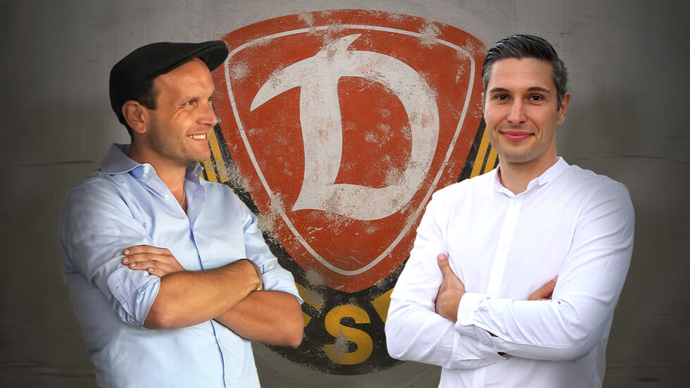 David Fischer (l.) war zuletzt für den 1. FC Saarbrücken aktiv. Stephan Zimmermann (r.) kommt vom SV Wehen Wiesbaden nach Dresden.