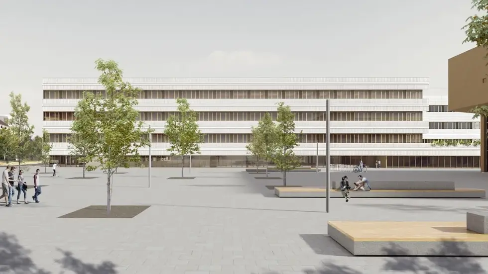 So wird der 135-Millionen-Euro Neubau der TU Chemnitz an der Reichenhainer Straße aussehen. So wird der 135-Millionen-Euro Neubau der TU Chemnitz an der Reichenhainer Straße aussehen.