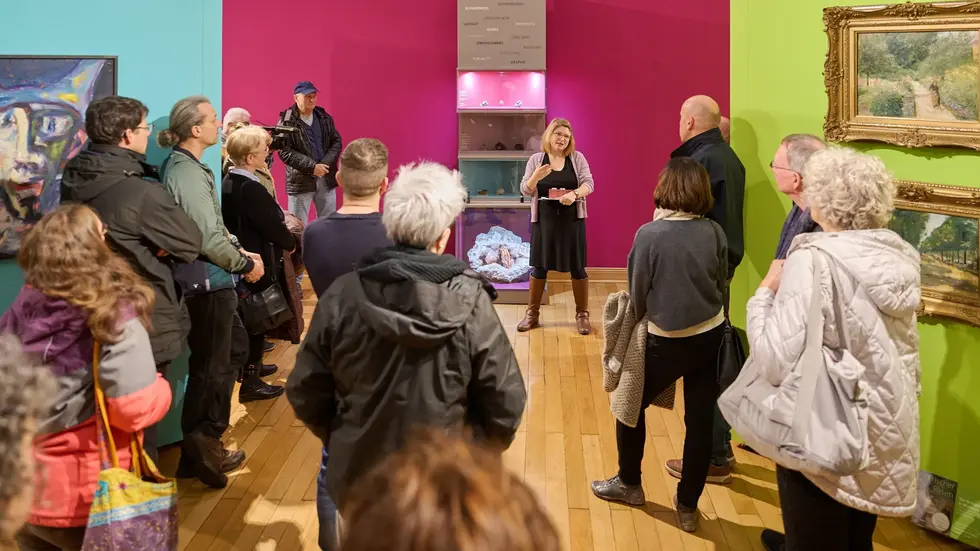Führung im "Zwischenraum", dem Interim der Kunstsammlungen Führung im "Zwischenraum", dem Interim der Kunstsammlungen