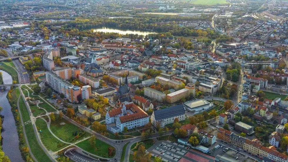 Zwickau aus der Luft