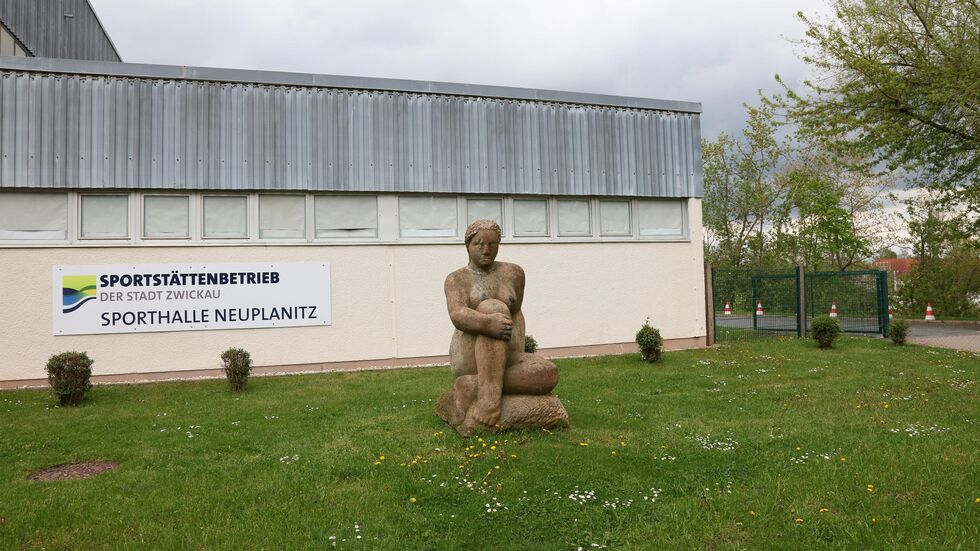 Das neue Gebäude soll neben der alten Sporthalle Neuplanitzer errichtet werden. 