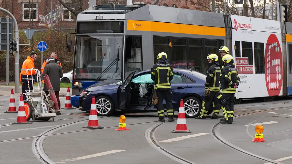 Die Unfallstelle auf der Berliner Straße.