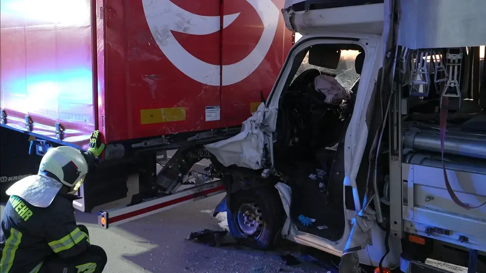 Die Unfallstelle am Dienstagnachmittag.