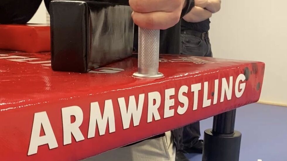 Das sogenannte "Armwrestling" (nicht Armdrücken!) gibt es in Leipzig erst seit Kurzem.