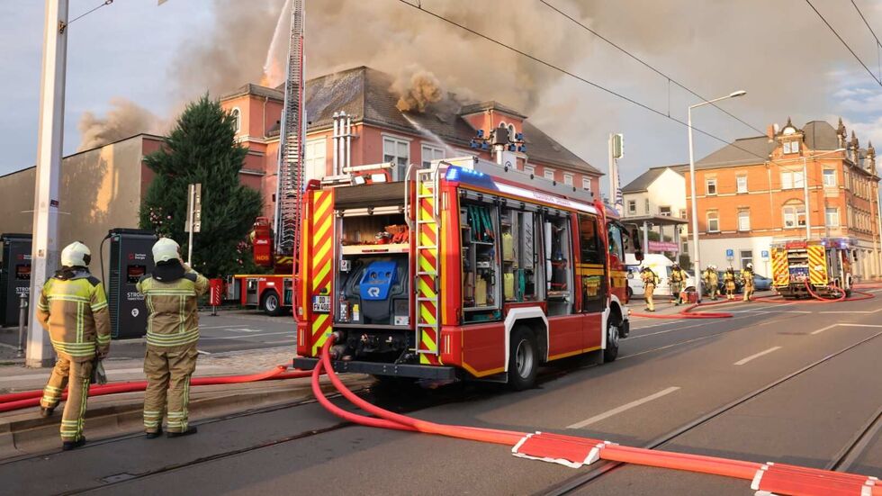 Der Brand hatte das Gebäude fast komplett zerstört Der Brand hatte das Gebäude fast komplett zerstört
