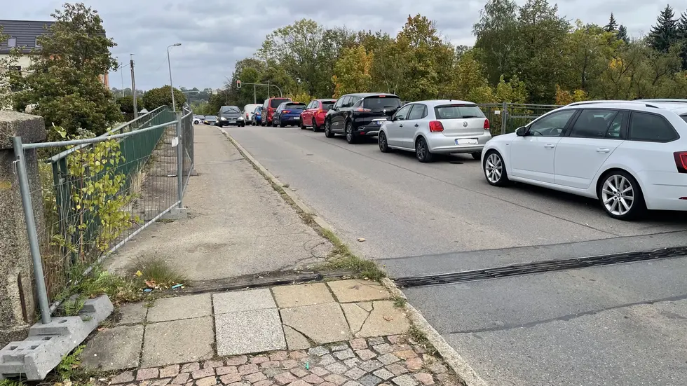 Cainsdorfer Brücke am Freitagnachmittag Cainsdorfer Brücke am Freitagnachmittag