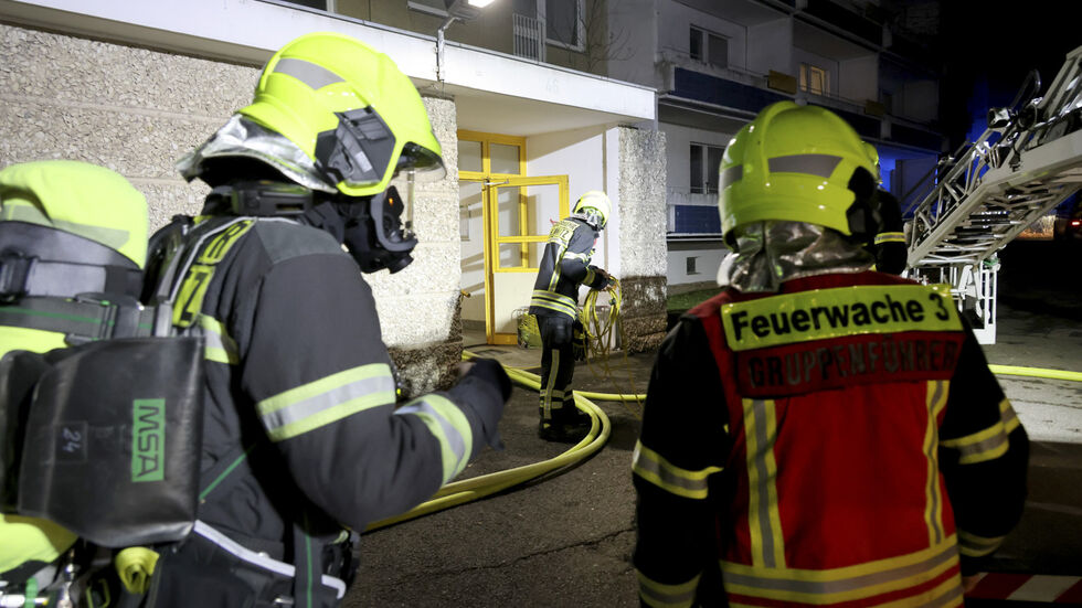 Die Feuerwehr rückte mit einem Großaufgebot an