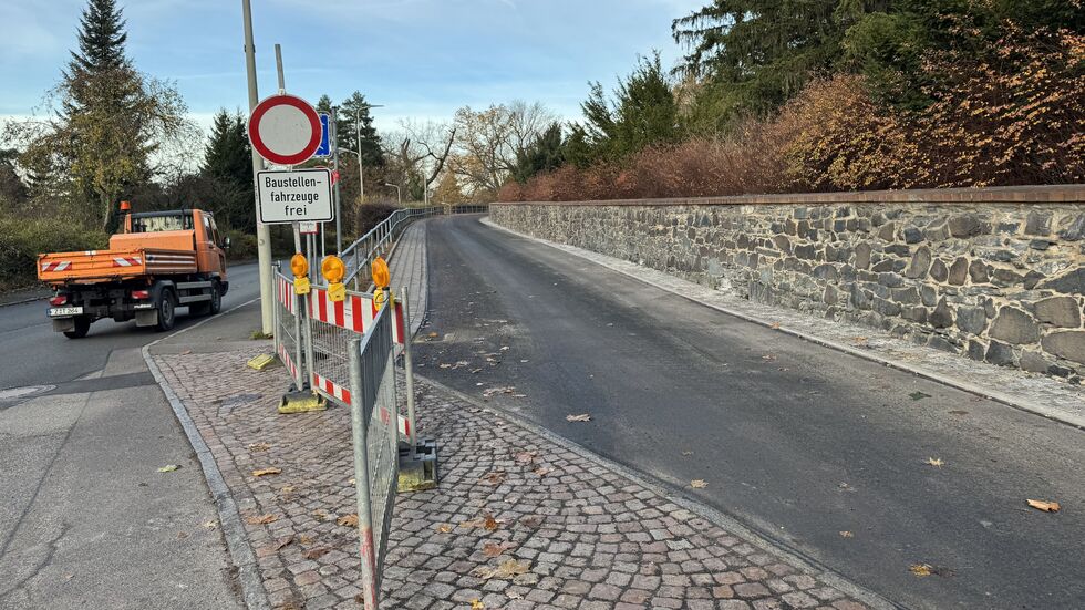 Am Freitag wird die Friedhofstraße wieder für den Verkehr freigegeben.