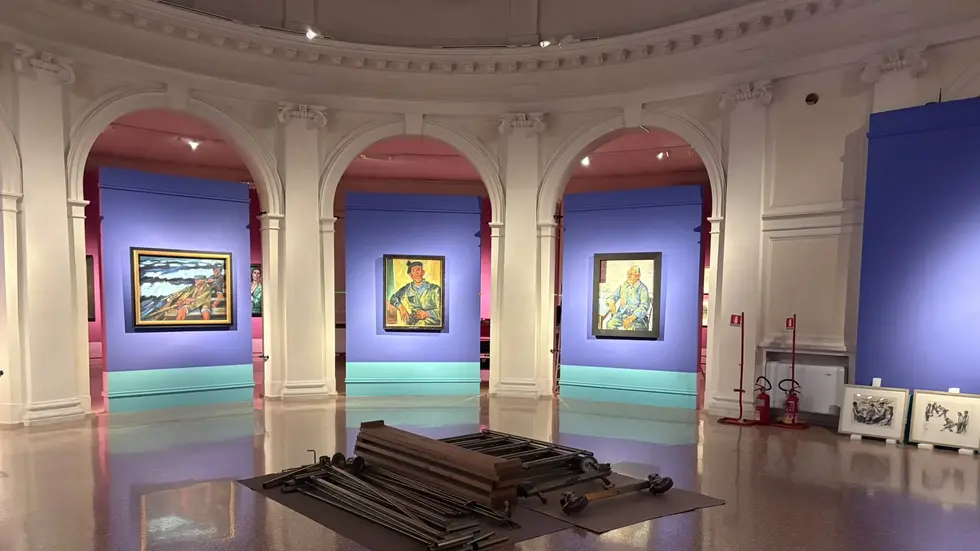 Vorbereitungen für Pechstein-Schau im Palazzo Zabarella in Padua