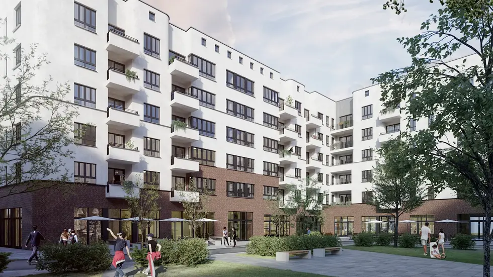 So soll es künftig neben dem Chemnitzer Tietz aussehen! 143 Wohnungen, Gewerberäume und ein grüner Stadtplatz sind geplant. Baustart ist Mitte November. So soll es künftig neben dem Chemnitzer Tietz aussehen! 143 Wohnungen, Gewerberäume und ein grüner Stadtplatz sind geplant. Baustart ist Mitte November.