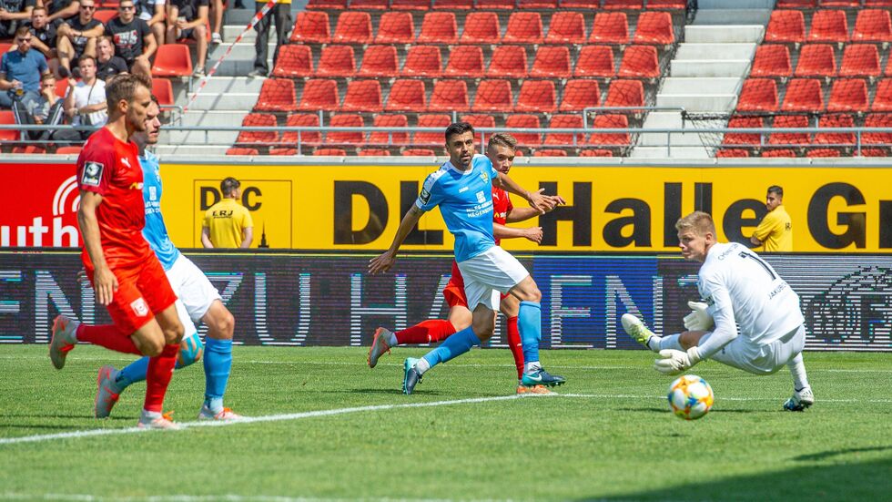 Der CFC kassiert in Halle die dritte Niederlage in der englischen Woche in der 3. Liga