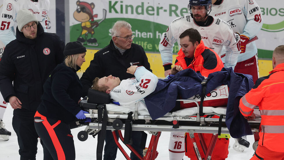 Emil Quaas musste am Freitag minutenlang behandelt werden.