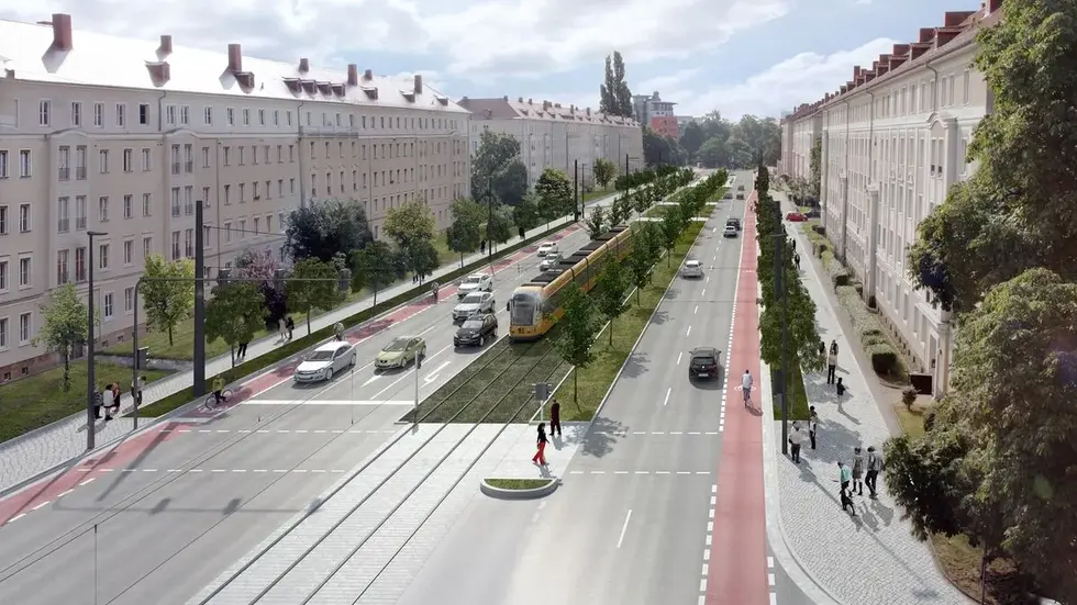 So soll die Nürnberger Straße künftig aussehen