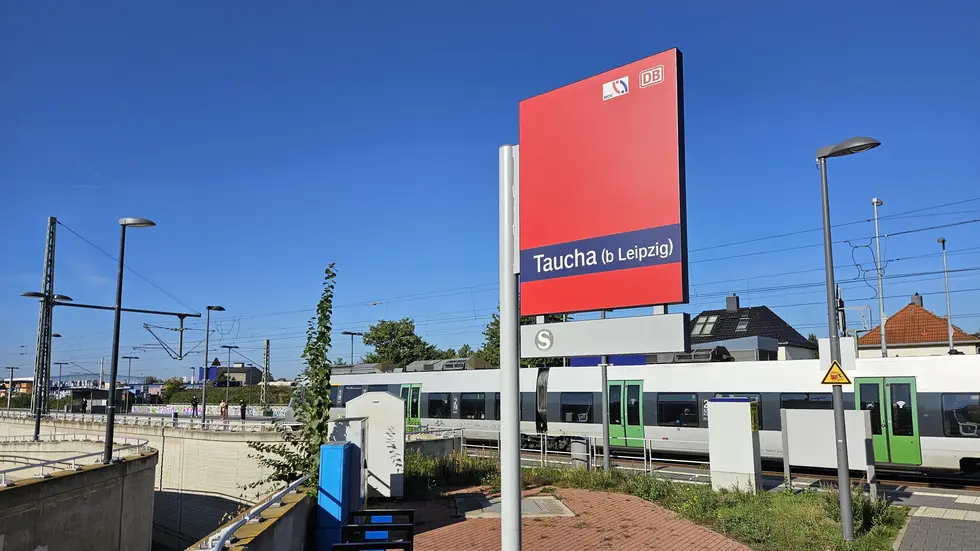 Der Überfall geschah Sonntagmorgen am S-Bahnhof Taucha. Der Überfall geschah Sonntagmorgen am S-Bahnhof Taucha.