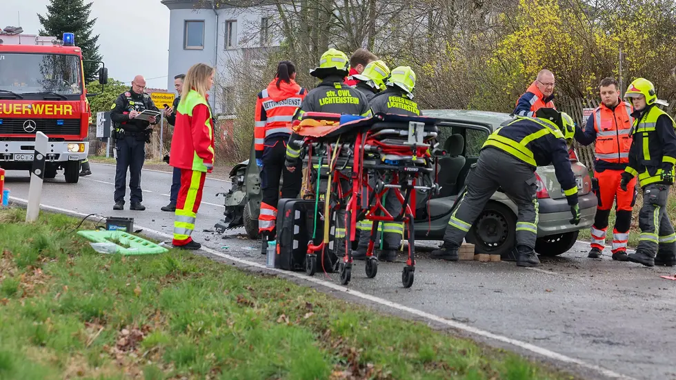 Kameraden aus Lichtenstein und Heinrichsort waren im Einsatz.