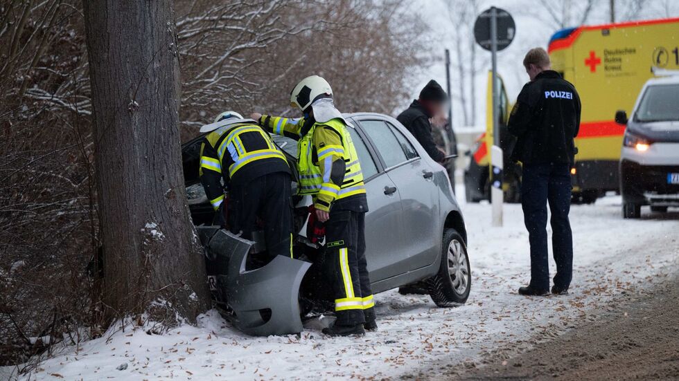 Unfall auf der B 96 in Zittau