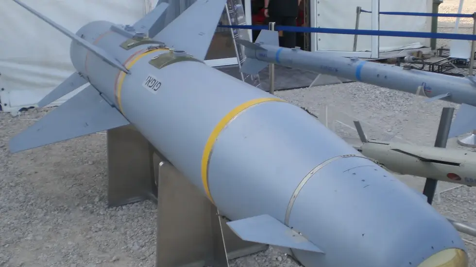 Symbolbild: Es zeigt einen Marschflugkörper (AGM-142) der israelischen Armee. Symbolbild: Es zeigt einen Marschflugkörper (AGM-142) der israelischen Armee.