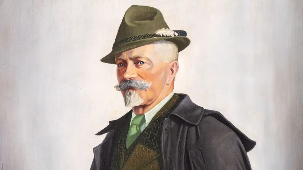 Porträt Anton Günther, Ausschnitt.