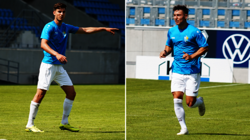 Danny Breitfelder (re.) ist ein bekanntes Gesicht beim CFC. Schon zwischen 2016 und 2018 spielte er für die Profimannschaft. (Foto: Chemnitzer FC)