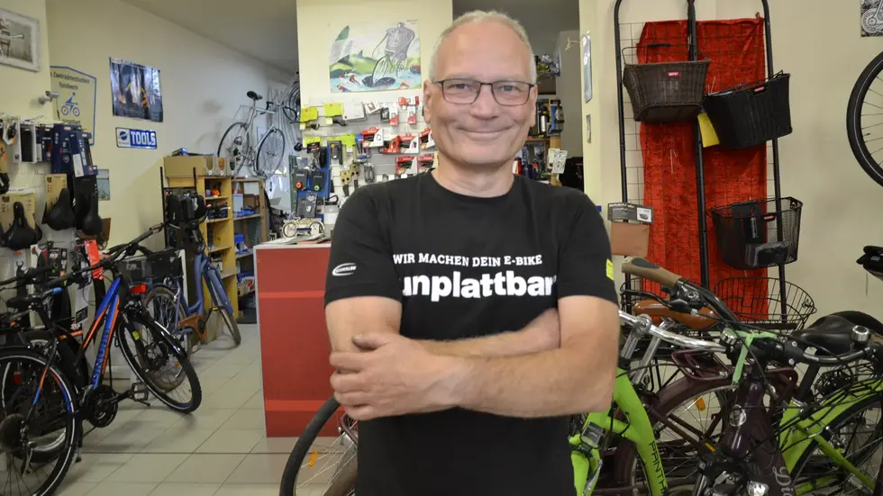 Fahrradhändler und "Konditor" Michael Dobrohlaw Fahrradhändler und "Konditor" Michael Dobrohlaw