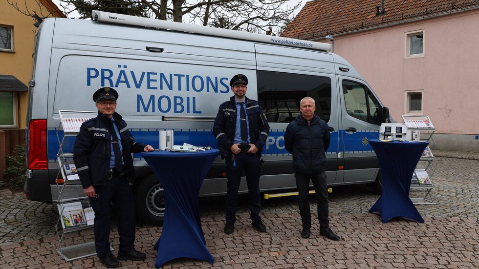 Das Präventionsmobil ist bis Ende Oktober in und um Dresden unterwegs. Archivbild