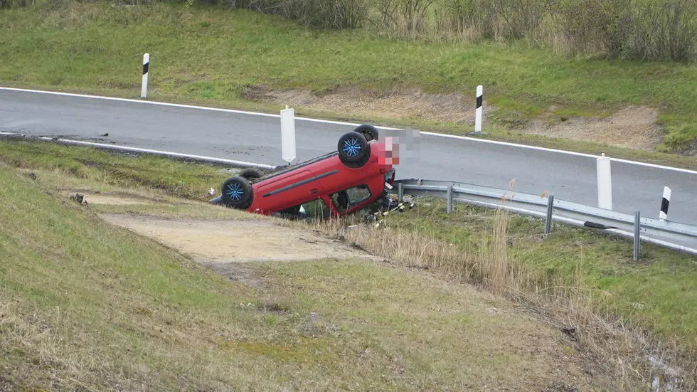 Die Unfallstelle aus einer anderen Perspektive.