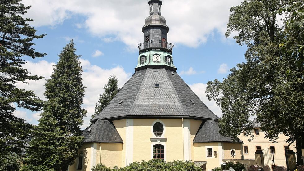 Die Bergkirche in Seiffen. Die Bergkirche in Seiffen.