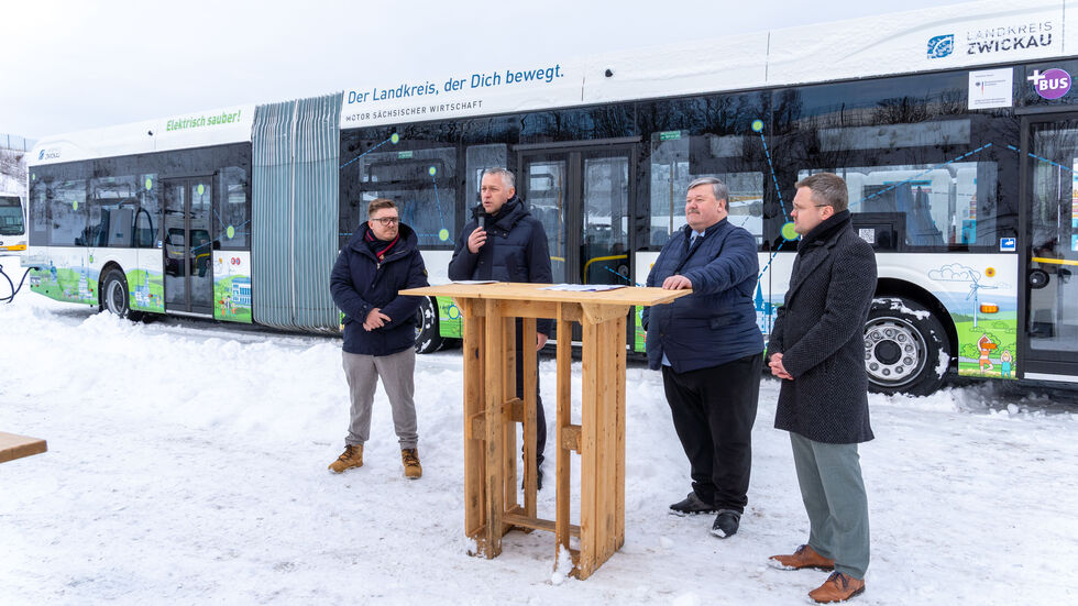 Landrat Carsten Michaelis beim Grußwort