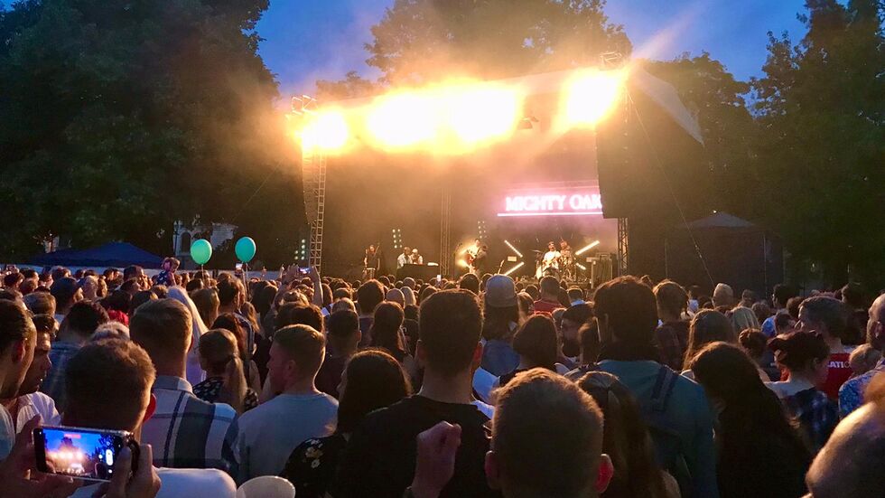 In den letzten beiden Jahren wurde rund um den Schloßteich gefeiert.