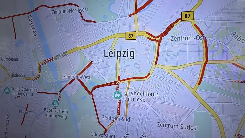 Das zeigt der Stau-Monitor unseres Nachmittag-Moderators Roman Knoblauch am Montag an.