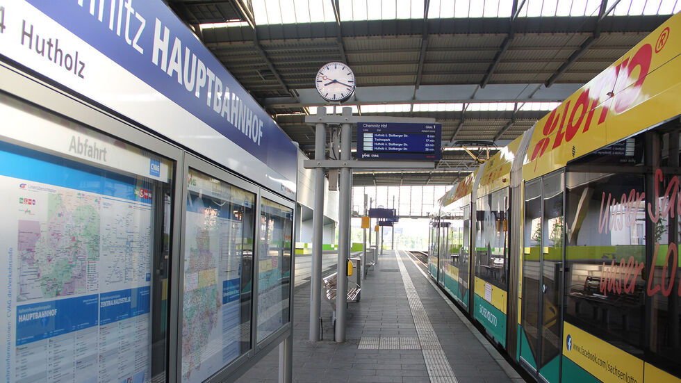 Das Gepäckstück wurde am Bahnsteig 5 entdeckt.