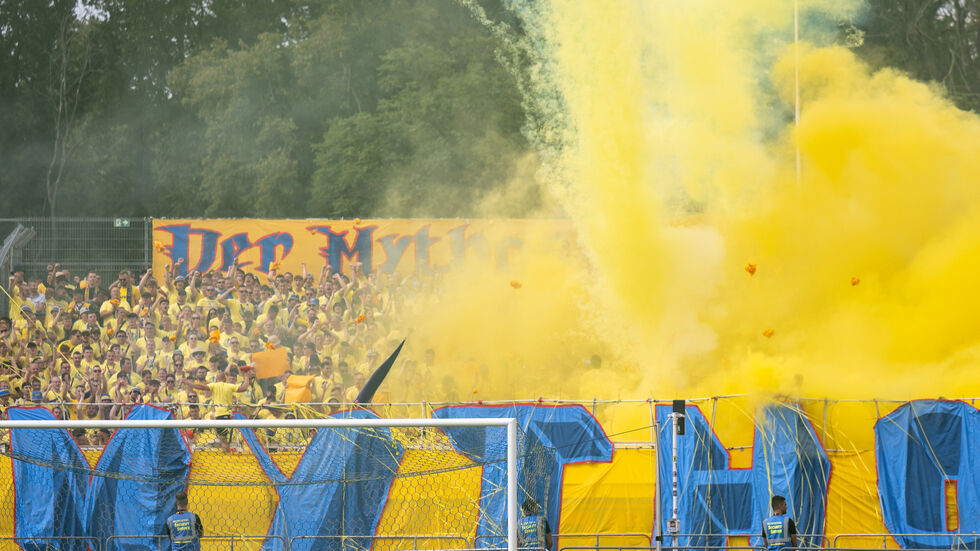 Fans von Lok Leipzig (Symbolbild). Fans von Lok Leipzig (Symbolbild).