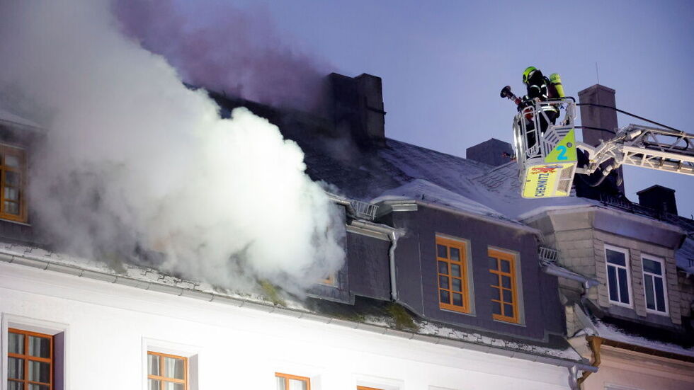 Gagen 6:30 war das Feuer in der Dachgeschosswohnung ausgebrochen.