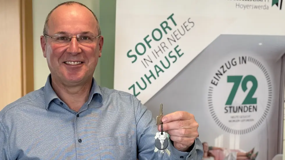WG HOY -Geschäftsführer Steffen Markgraf hofft auf viele neue Mieter