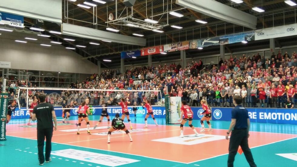 Der DSC feiert einen souveränen Heimsieg gegen Vilsbiburg Foto: (c) Redaktion 