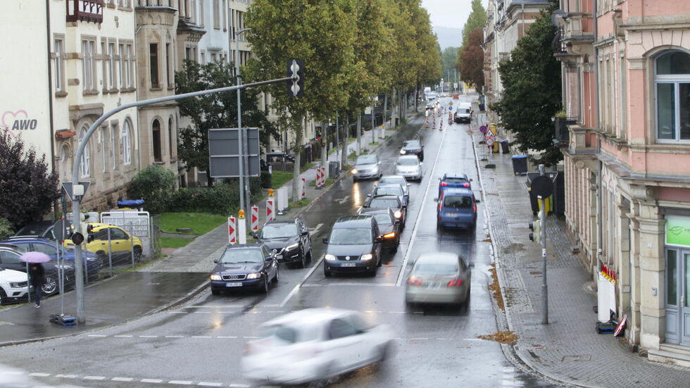 Freie Fahrt! heißt es wieder auf der Maxim-Gorki-Straße in Pirna.