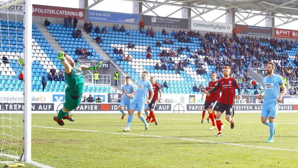 Der CFC ist im Ostduell gegen Halle nicht über ein 1:1 hinausgekommen
