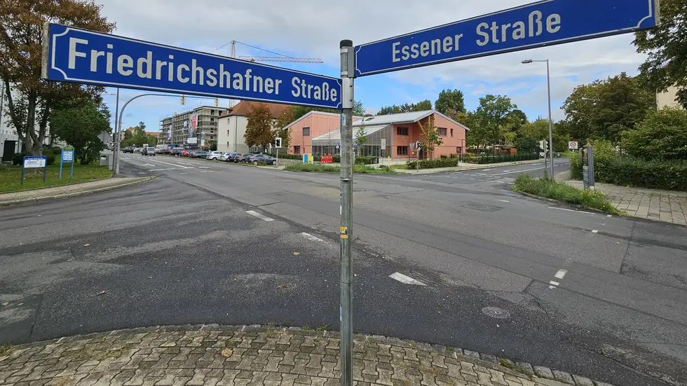 An dieser Kreuzung in Leipzig-Mockau soll der "Fast-Unfall" passiert sein.