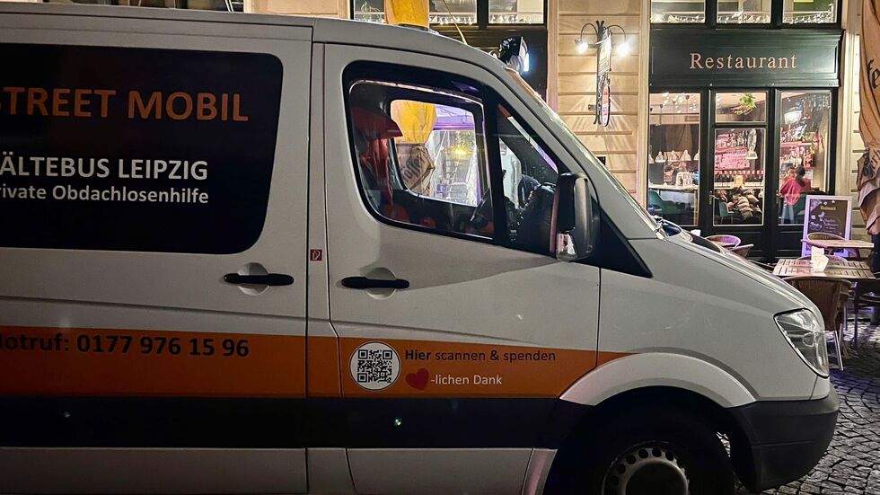 Der Kältebus von Leipzig. Der Kältebus von Leipzig.